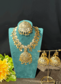 Golden Radiance Statement Necklace Set